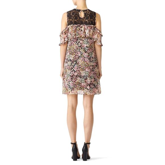 Slate & Willow Lace Yoke Maternity Shift Dress S df1 - Picture 2 of 14